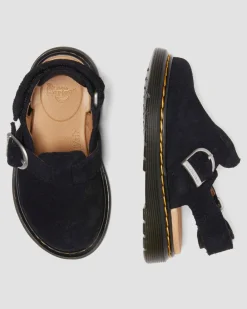 Kleinkind Jorgie Wildleder Mules in Schwarz