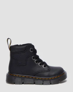 Kleinkind Raffe Leder Ankle Boots