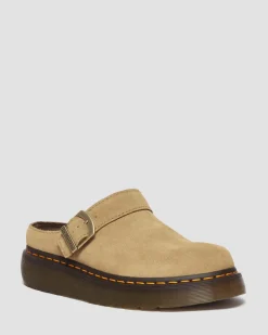 Laketen Bronx Wildleder Plateau Mules in Tan