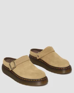 Laketen Bronx Wildleder Plateau Mules in Tan