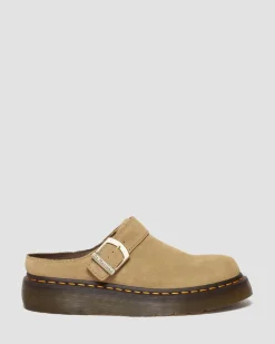 Laketen Bronx Wildleder Plateau Mules in Tan