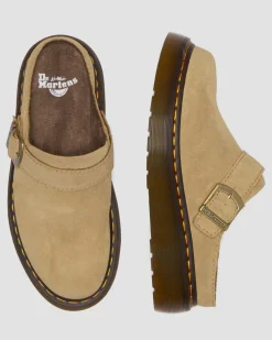 Laketen Bronx Wildleder Plateau Mules in Tan