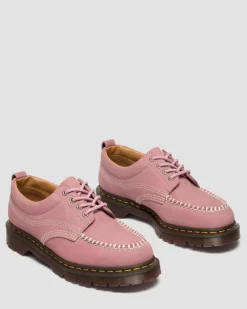 Lowell Nubuck Moc Toe Schuhe in Dusty Rose Pink