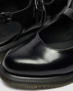 Madaline Mary Jane Glattleder Sling Back Schuhe in Schwarz