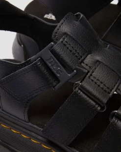 Mattison Sandalen mit 3 Riemen in Schwarz