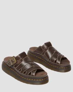 Maxxy Slide AR Rogue Leder Sandalen in Braun