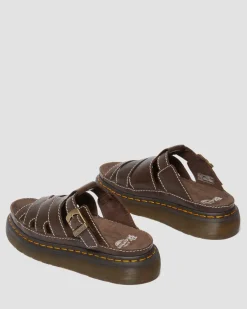 Maxxy Slide AR Rogue Leder Sandalen in Braun
