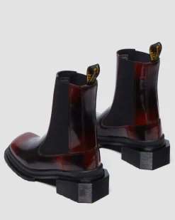 Maybole Leder Chelsea Boots mit eckiger Zehenpartie in Schwarz