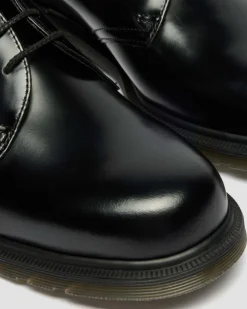 Mayfare Glattleder Schuhe in Schwarz