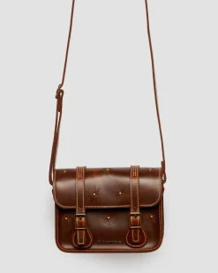 Mayhem Leder Umhängetasche 18 cm in Tan