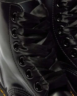 Molly Plateau Stiefel in Schwarz