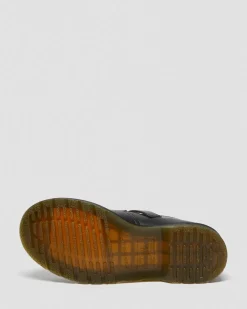 Polley Glattleder Mary Jane Schuhe in Schwarz