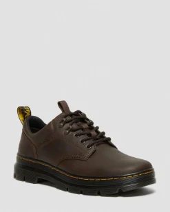 Reeder Crazy Horse Leder Utility Schuhe in Dunkelbraun