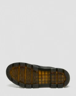 Reeder Wyoming Leder Utility Schuhe in Schwarz