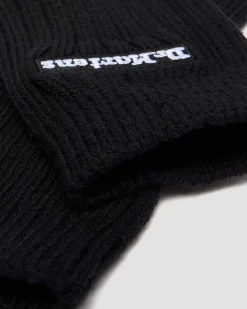 Short Athletic Logo Socken aus Bio-Baumwolle in Schwarz