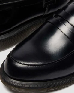Temara Glattleder Loafer in Schwarz