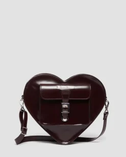Vegane Herzförmige Tasche in Cherry Red