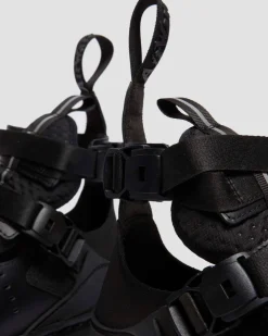 VENT XX01 Leder Gladiatorsandalen in Schwarz