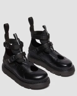 VENT XX01 Leder Gladiatorsandalen in Schwarz