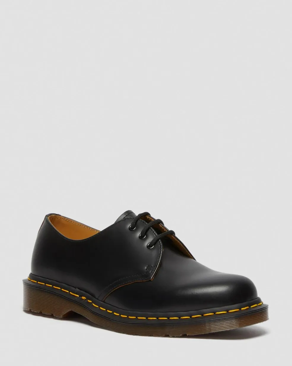 Vintage 1461 Quilon Leder Oxford Schuhe in Schwarz