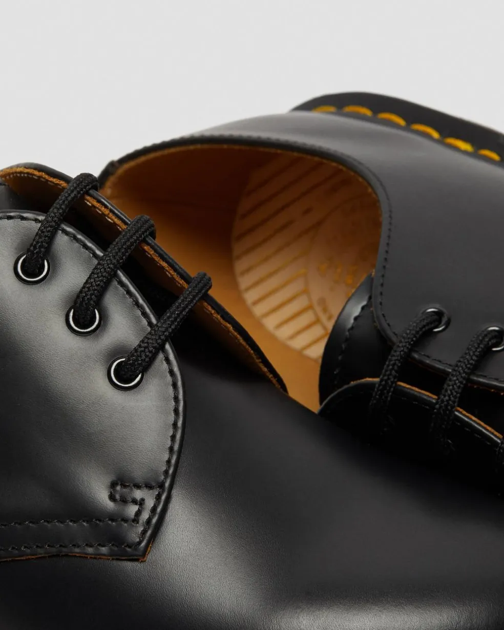 Vintage 1461 Quilon Leder Oxford Schuhe in Schwarz