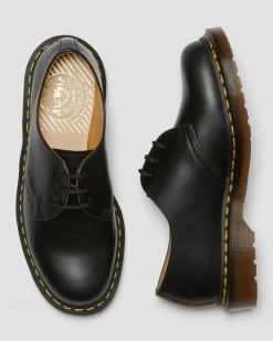 Vintage 1461 Quilon Leder Oxford Schuhe in Schwarz