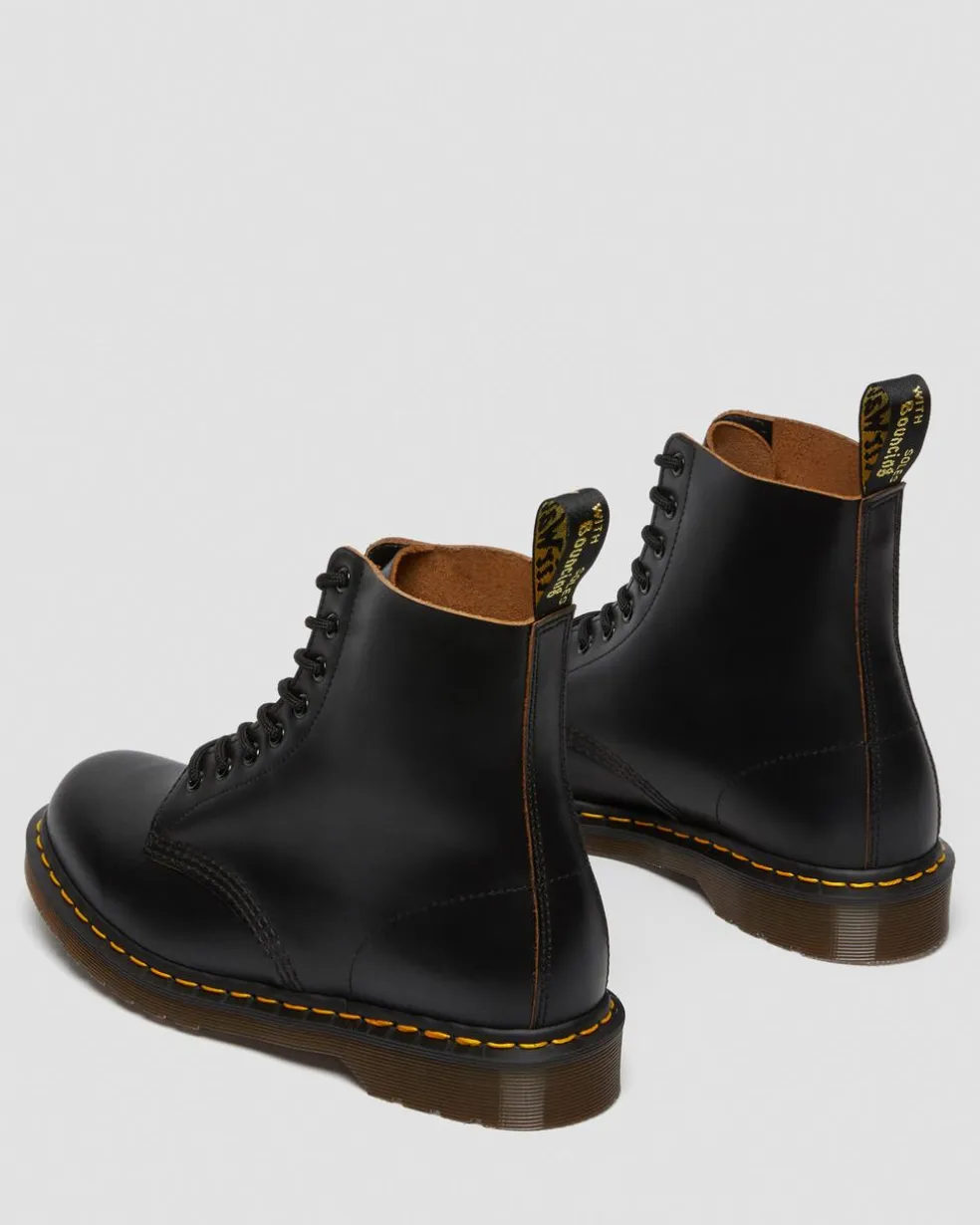 Vintage 1460 Quilon Leder Stiefeletten in Schwarz