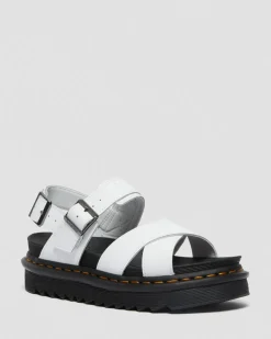 Voss II Hydro Leder Riemensandalen in Weiß