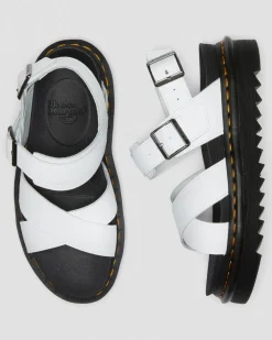 Voss II Hydro Leder Riemensandalen in Weiß