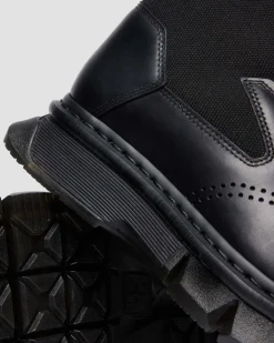 14XX QUBIST STIEFEL MIT REISSVERSCHLUSS in Schwarz