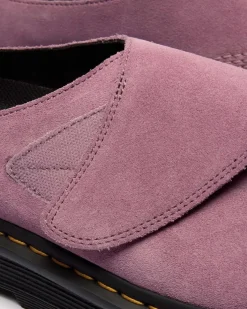 Zebzag Anywair Wildleder Plateau Mules in Dusty Rose Pink