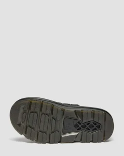 Zebzag Quilted Canvas Plateau Slides in Schwarz