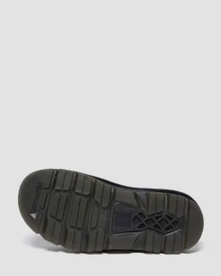 Zebzag Wildleder Casual Slingback Plateau Mules in Schwarz