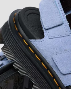 Zebzag Wildleder Sandalen in Cornflower Blau
